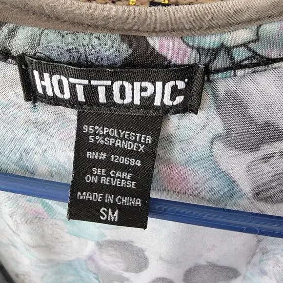 Hot Topic Aquamarine Skulls Skater Dress - Picture 5 of 5